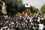 وداع باشکوه مردم شیراز با سردار جهادگر میدان‌ها