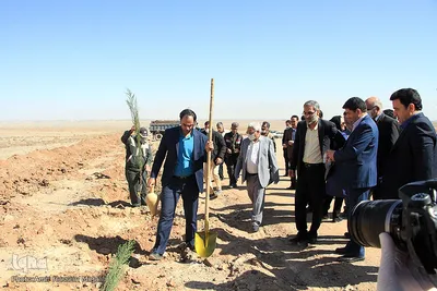 مراسم روز درختکاری در یزد
