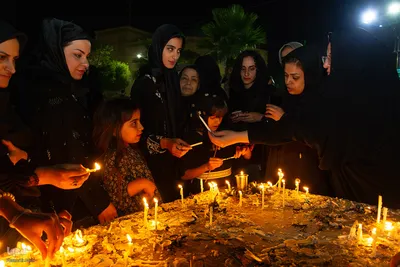 شام غریبان حسینی در گلستان شهدای اصفهان