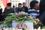 مراسم تشییع و تدفین شهید گمنام در دانشگاه هنر اسلامی تبریز‎