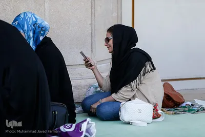 قرائت دعای عرفه در مصلی تهران