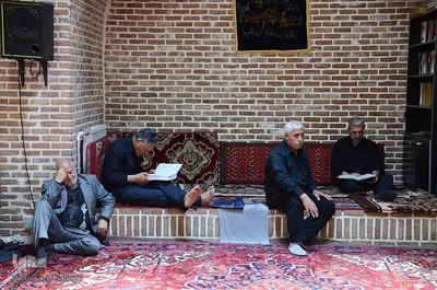 مسجد 63 ستون بازار تبریز در ماه رمضان