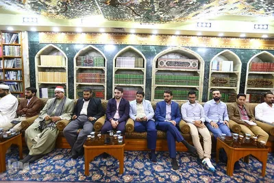 دیدار متولی شرعی حرم حسینی با داوران و متسابقان جایزه کربلا
