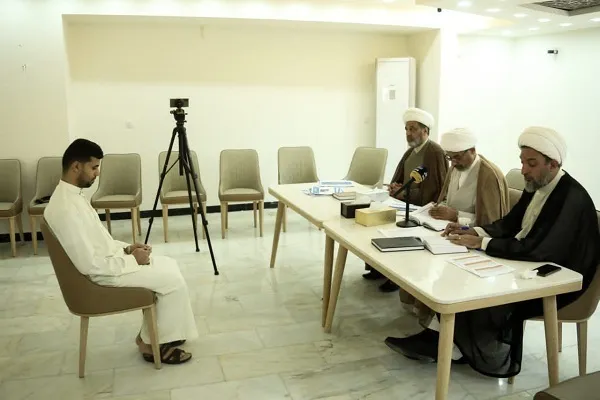 د عتبات عالیات  په   نړیوالو قراني سیالیو کې د ګډون کونکو لومړني امتحان وشو