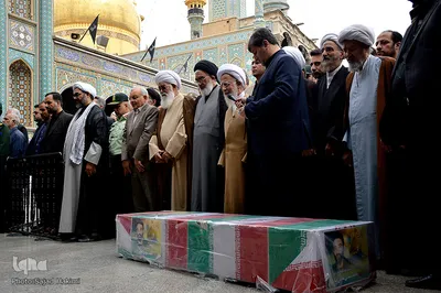 تشییع پیکر شهید مدافع حرم "مهدی لطفی نیاسر"در قم
