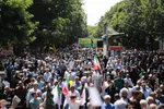 راهپیمایی خشم و نصر مردم در تبریز