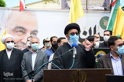 مراسم نمادین روز جهانی قدس در تبریز