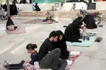 مراسم معنوی دعای عرفه در گلزار شهدای خلدبرین یزد