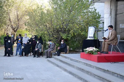 مراسم وداع با پیکر محمد محمدپور مدیرکل فرهنگ و ارشاد اسلامی آذربایجان شرقی