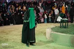 آیین تعزیه‌خوانی «دایره قسمت» در میدان امام علی (ع) اصفهان