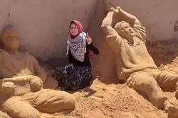 Une sculptrice palestinienne montre la souffrance des Palestiniens par son art+photos