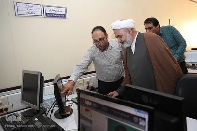 بازدید حجت الاسلام تیمور علی عسگری، معاون حقوقی و امور مجلس وزیر آموزش و پرورش از ایکنا