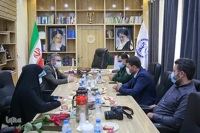 بازدید معاون روابط عمومی سپاه فجر و رئیس بسیج رسانه فارس از ایکنا‎‎