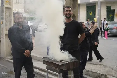 مراسم پیاده‌روی جاماندگان اربعین در شهرستان ملایر