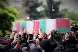 پیکر جانباز شهید در اراک تشییع شد