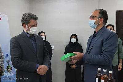 بازدید فرماندار خوسف از مجتمع گیاهان دارویی جهاد دانشگاهی خراسان جنوبی