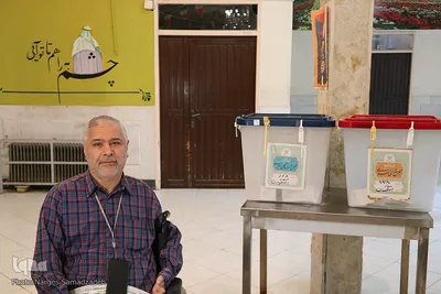 شور انتخابات در آسایشگاه جانبازان شهید مطهری