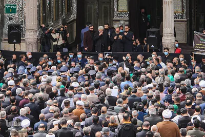 مراسم تشییع و تدفین یار امین و شجاع انقلاب اسلامی، آیت الله محمدی ری شهری
