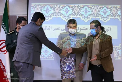 اختتامیه جشنواره استانی عصر انتظار در بخش کاریکاتور‎‎