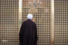 آیین سنتی «اذن عزا» در حرم مطهر امام رضا(ع)