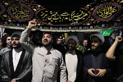 شادی مردم تبریز پس از حمله ایران به اسرائیل‎