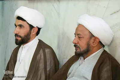 ديدار آيت الله مصباح عاملي مدير محترم حوزه علميه خراسان با آيت الله عبادي نماينده معزز ولي فقيه در خراسان جنوبي‎
