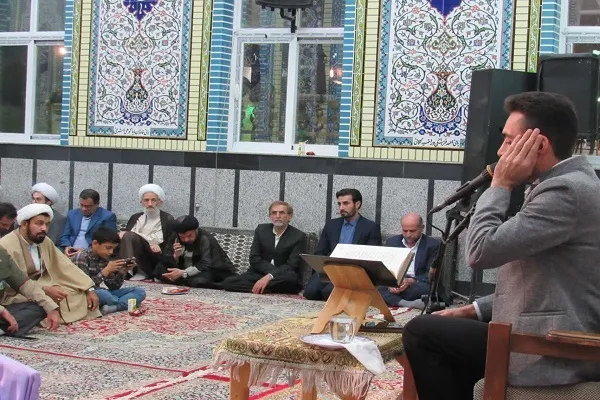 محفل انس قرآن در حسینه قتلگاه بهشهر