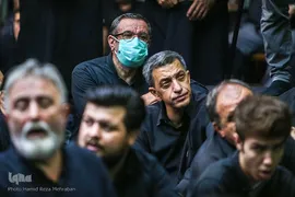 آیین طشت‌گذاری در مسجد اردبیلی‌های تهران