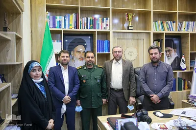 بازدید معاون روابط عمومی سپاه فجر و رئیس بسیج رسانه فارس از ایکنا‎‎