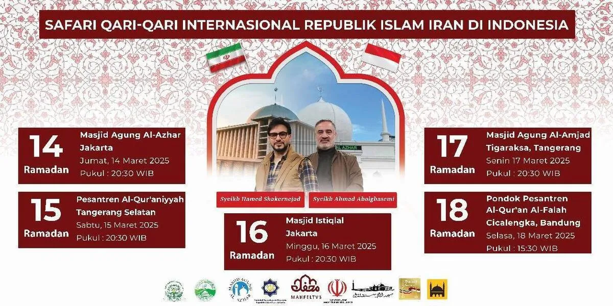Para Qari Iran Hadir di Masjid Istiqlal