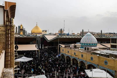 حرم حضرت علی(ع) میعادگاه راهپیمایان اربعین حسینی