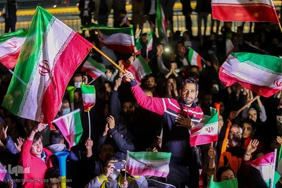 جشن پیروزی تیم ملی در تهران/2