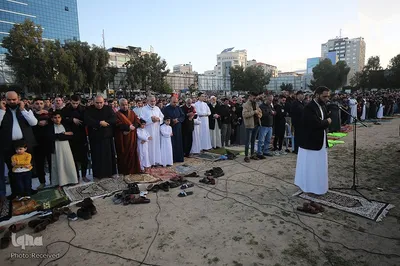 جشن عید سعید فطر در غزه