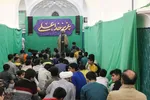 اعتکاف دانش آموزی در مسجد جامع یزد‎