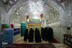 غبارروبی آستان مقدس امامزاده حمزه(س)