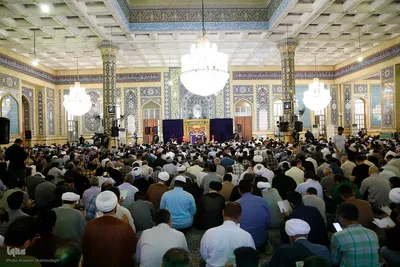 قرائت دعای عرفه در مسجد مقدس جمکران