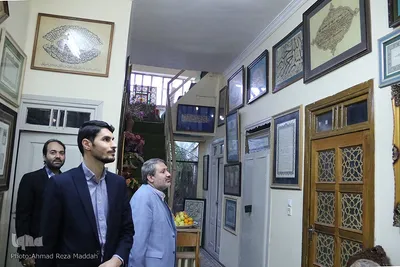 دیدار مدیرعامل قرآنی ایکنا با استاد «محمد نعمتی» کاتب قرآن