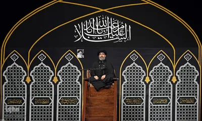 مراسم عزاداری شب عاشورای حسینی در حسینیه امام خمینی(ره)