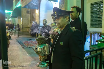 مراسم خداحافظی معتکفین