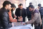 ایستگاه صلواتی گروه جهادی طلاب در سالروز ولادت‎