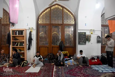 آیین معنوی اعتکاف در مسجد جامع سمنان