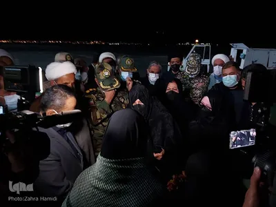 ورود خانواده شهید تازه شناسایی شده به بیرجند