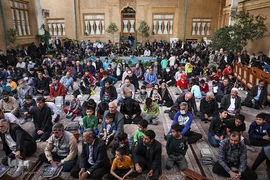 ترتیل‌خوانی قرآن در خانه مدرس