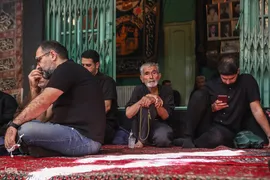 عزاداری چهارمین روزمحرم در تکیه سادات اخوی
