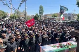 فیلم |  وداع مردم قروه با پیکر پاک شهید محمد حسن‌بیگی