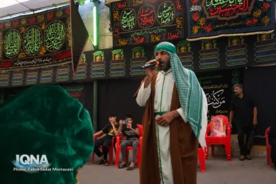 تعزیه شهادت امام رضا(ع) در خمینی‌شهر
