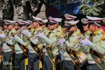 تشییع پیکر شهید علی‌اکبر معصومی‌نژاد در اراک/عکاس:طاها نظیری