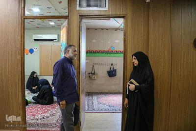 دیدار مدیرعامل اتحادیه تشکلهای قرانی کشور با پدر شهید اسلامی‎‎