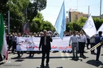 حضور جهادگران دانشگاهی آذربایجان شرقی در راهپمایی روز جهانی قدس‎
