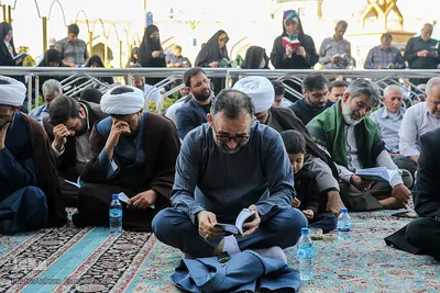 مراسم دعای عرفه در حرم مطهر رضوی
